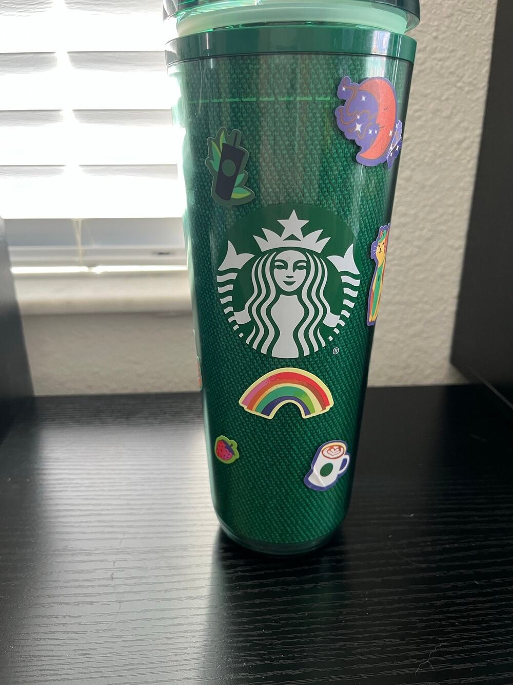 Starbucks Partner Exclusive 24oz Green Apron Tumbler (Sticker-Customized)
